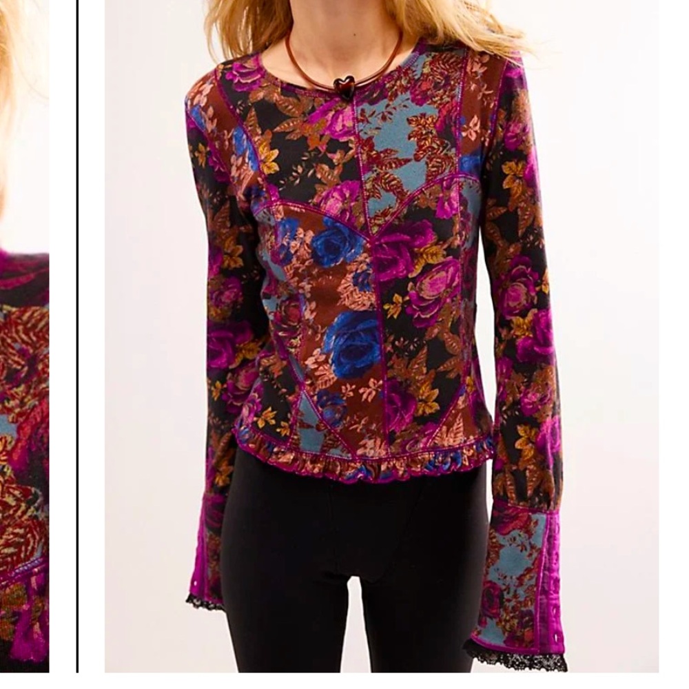 Free People From The Heart Top